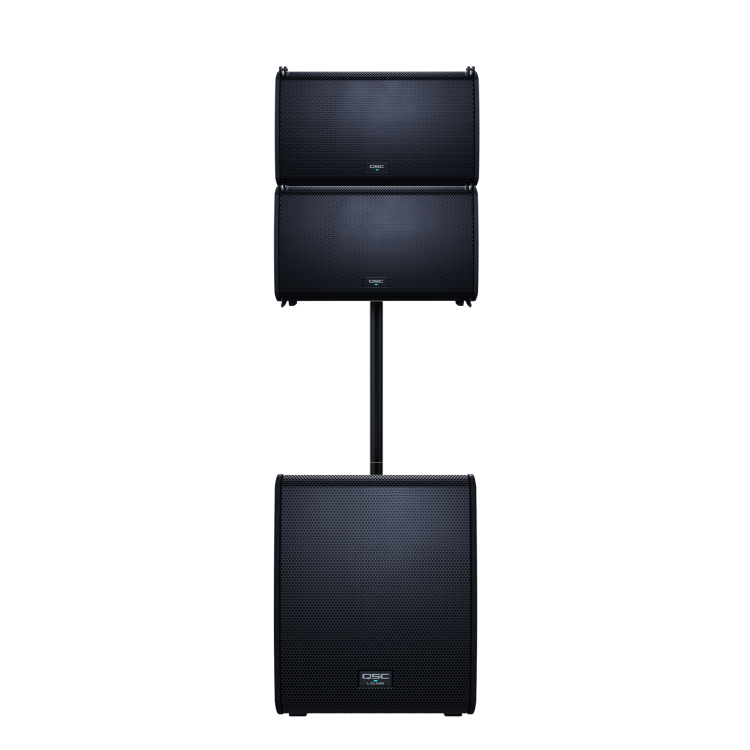 QSC LA112 (x2) + QSC LS118 + sztyca