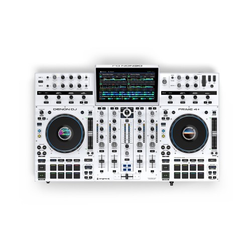 Denon DJ Prime 4+ White + UDG Creator Denon DJ Prime 4+/ 4 Hardcase Black