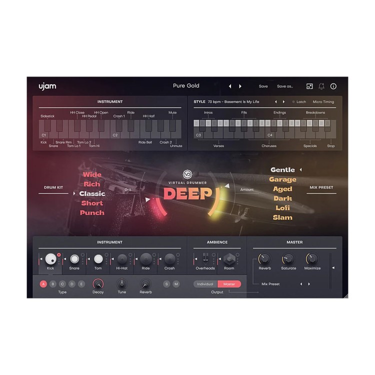 UJAM Virtual Drummer Deep