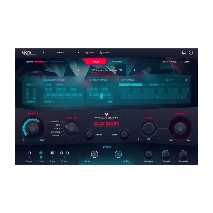 UJAM Virtual Guitarist Carbon