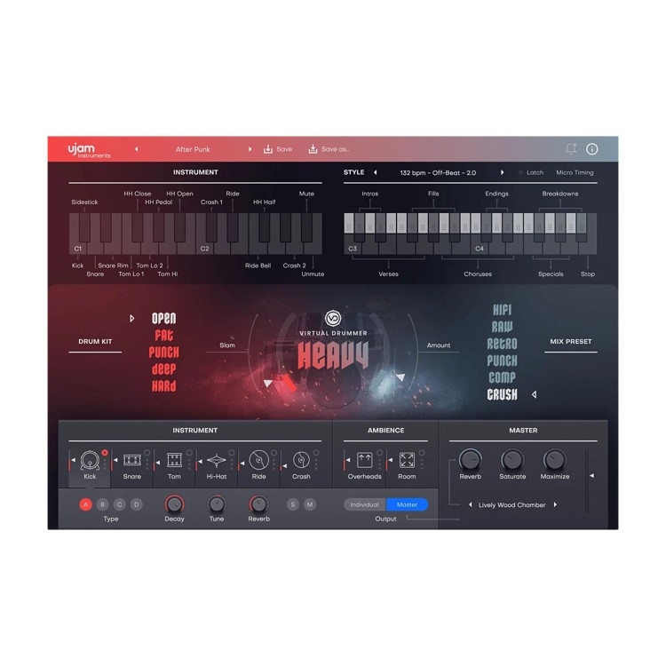UJAM Virtual Drummer Heavy