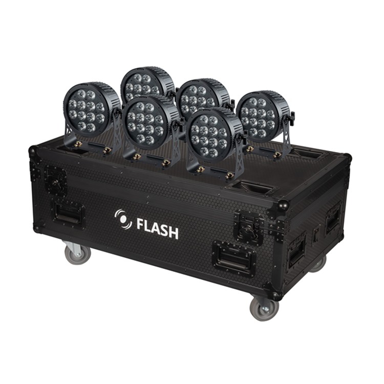 Flash 6x EVENT parACCU 1220 IP WDMX + CASE