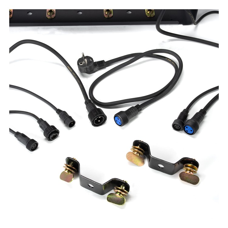 Flash LED strobe IP65 24xRGB+12xWhite