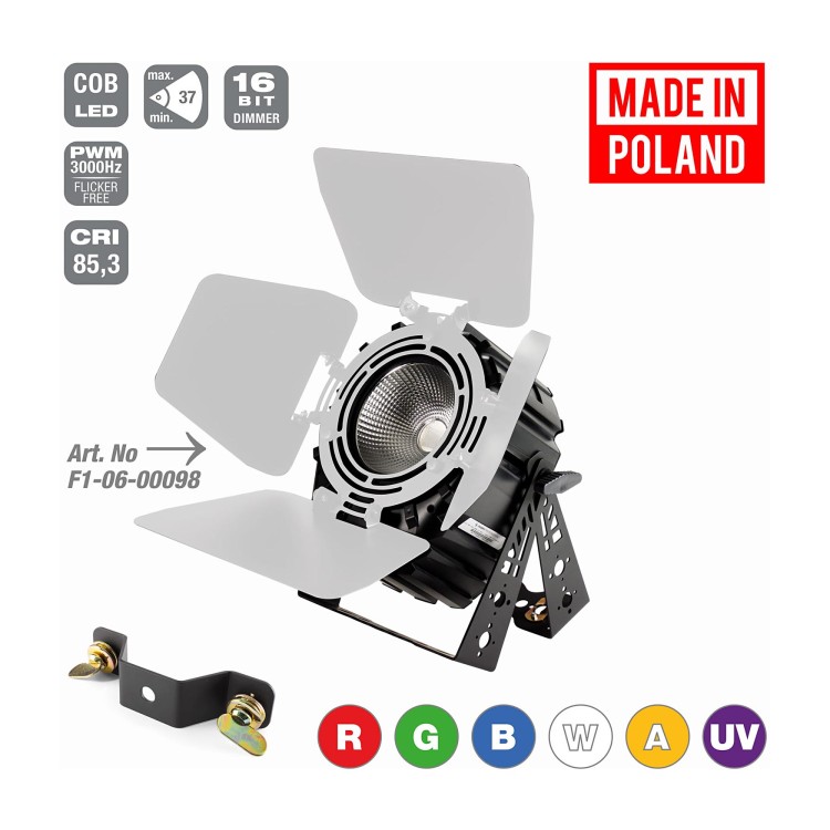Flash Professional LED FRESNEL LANTERN 300W 6in1 RGBWA+UV