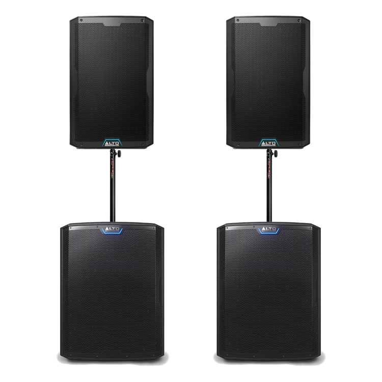 Alto Professional TS415 (x2) + Alto Professional TS18S (x2)