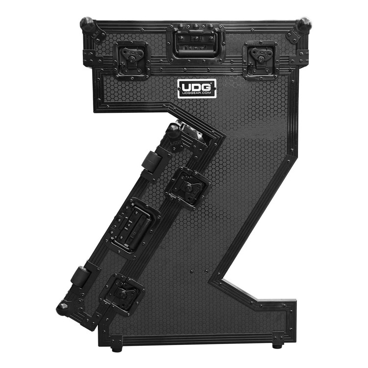 UDG Ultimate Flight Case Portable Z-Style Black Plus (Wheels)