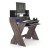 Glorious Sound Desk Compact Walnut