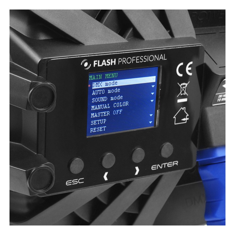 Flash Professional LED PAR 64 SLIM 7x10W RGBW Mk2