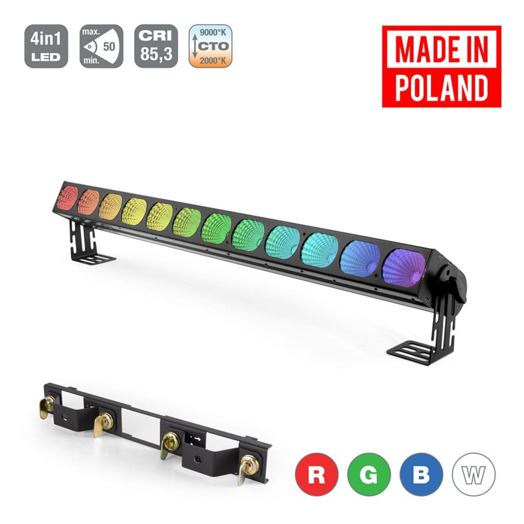 Flash Professional LED WASHER 12x30W 4w1 COB 12 SEKCJI - SHORT Mk2