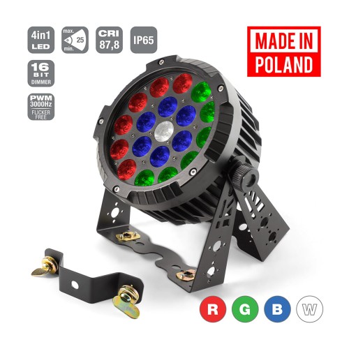 Flash Professional LED PAR 64 19x10W RGBW 4in1 IP65 mk2 Alu Housing PowerCon True Sockets