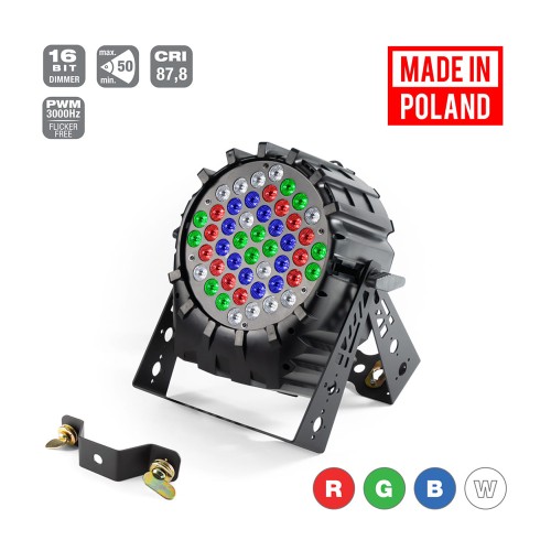 Flash Professional LED PAR 64 48x3W RGBW SHORT Mk2