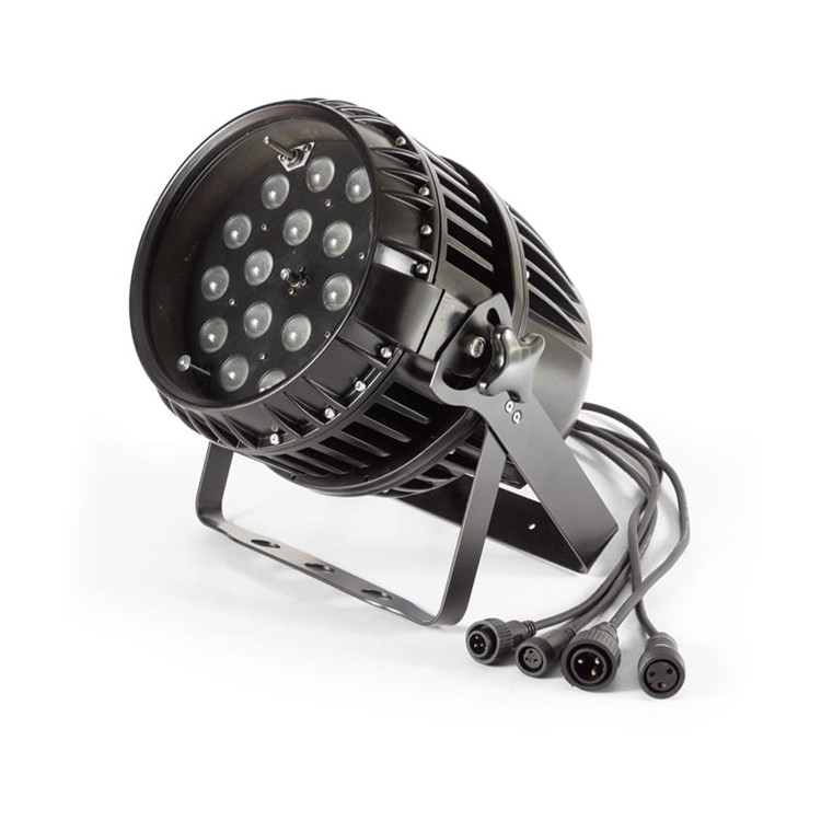 Flash LED PAR 64 18x10W RGBW 4w1 ZOOM IP65