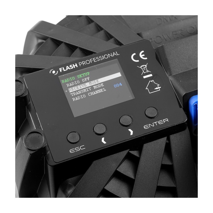 Flash Professional LED PAR 64 SLIM -Wireless DMX- 7x10W RGBW Mk2