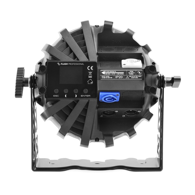 Flash Professional LED PAR 64 SLIM -Wireless DMX- 7x10W RGBW Mk2