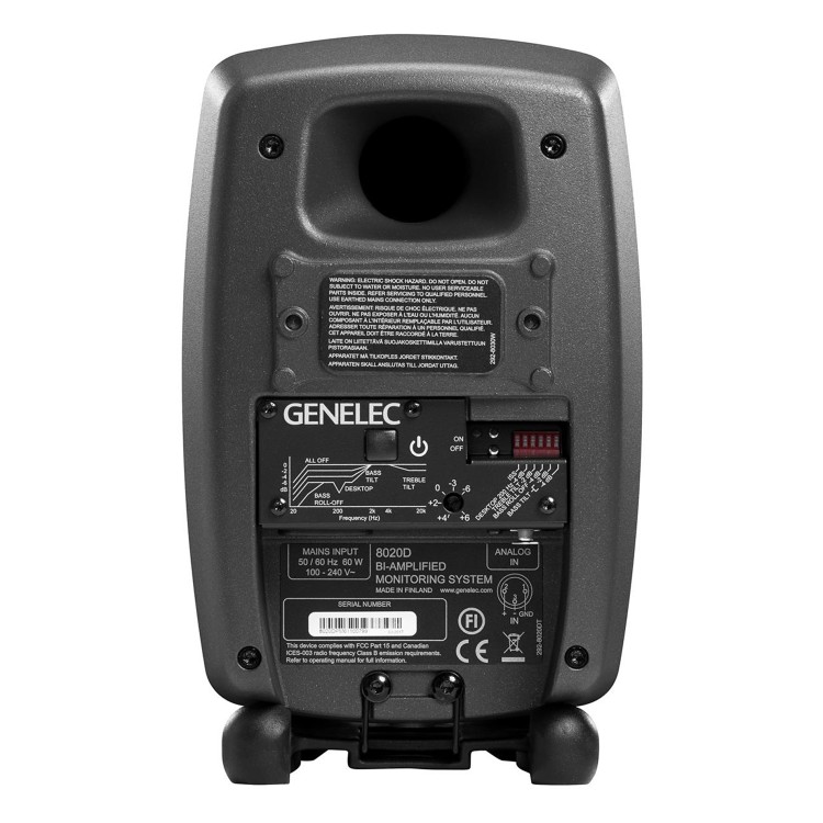 genelec 8020d widok z tyłu