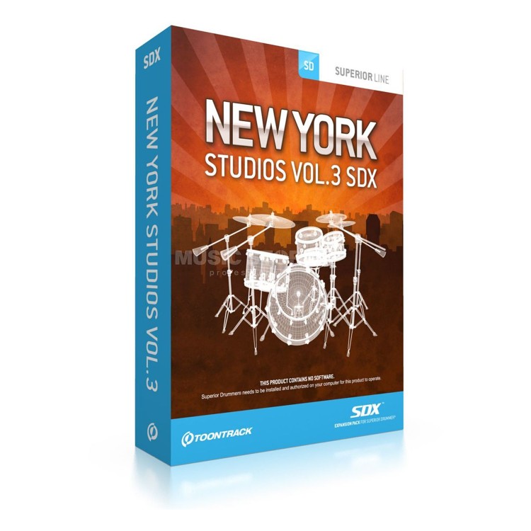Toontrack New York Studios Vol. 3 SDX