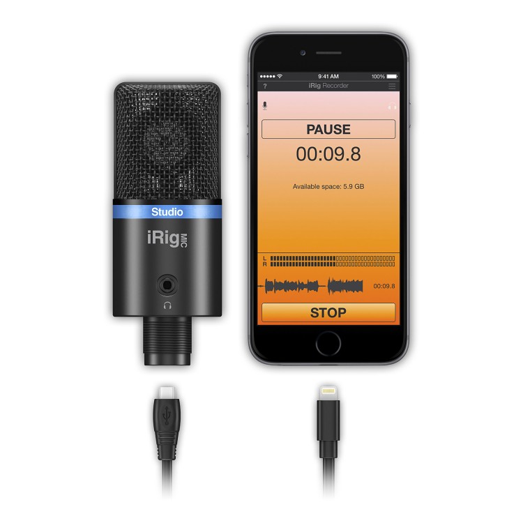 IK Multimedia iRig Mic Studio Black