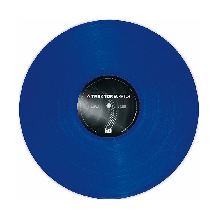 Native Instruments Traktor Scratch Pro Vinyl Blue
