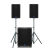 Zestaw: 2x Turbosound iQ10 + iQ15B + statywy i okablowanie