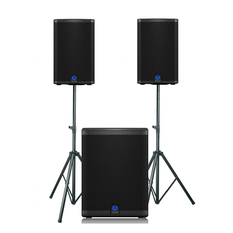Zestaw: 2x Turbosound iQ10 + iQ15B + statywy i okablowanie