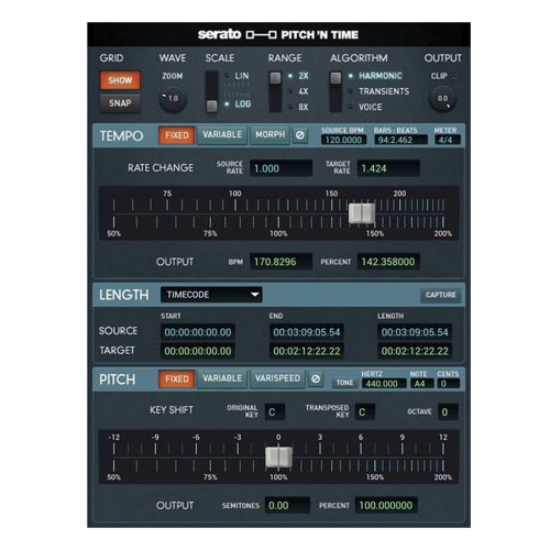 Serato Pitch 'n Time Pro - plugin