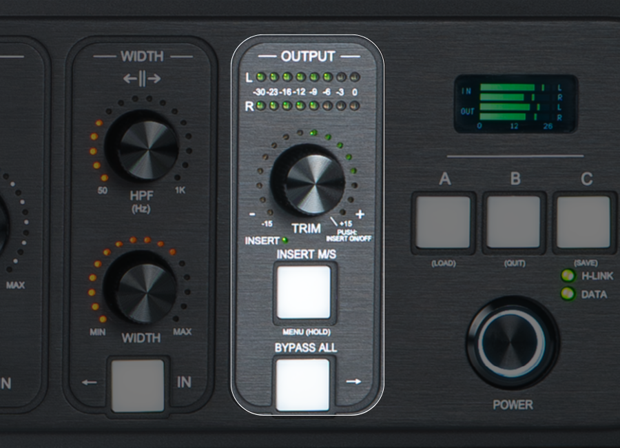 WesAudio ngOmniBox – sekcja wyjściowa