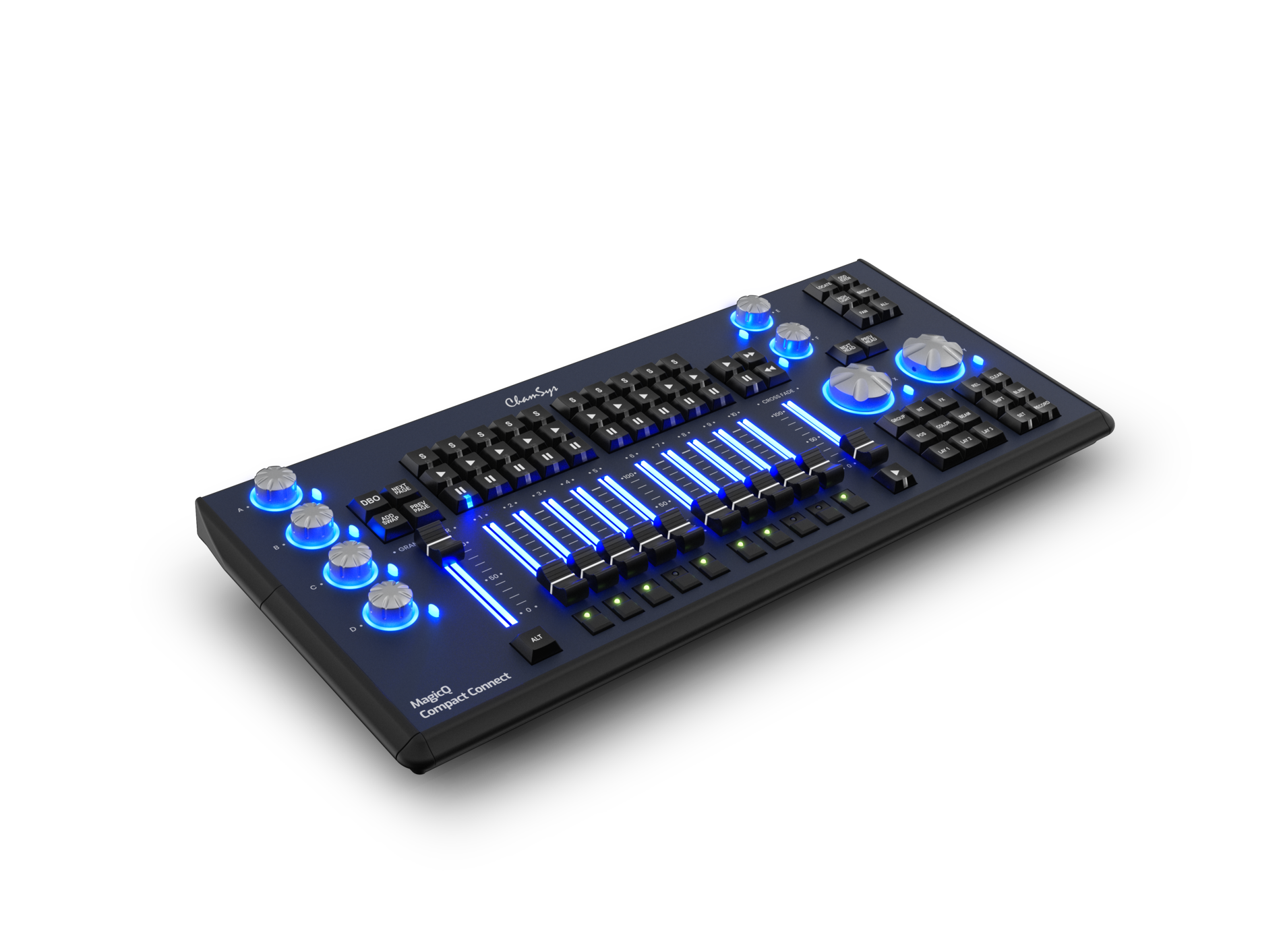 Mobilny kontroler USB ChamSys MagicQ Compact Connect do współpracy z laptopem
