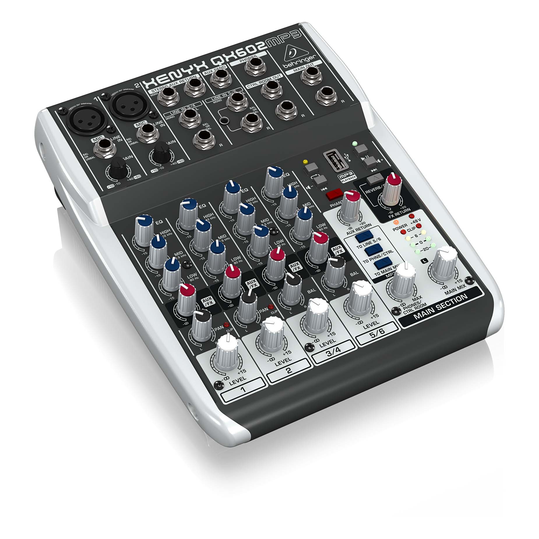 Behringer QX602MP3 – mikser z MP3 i FX | Music Center