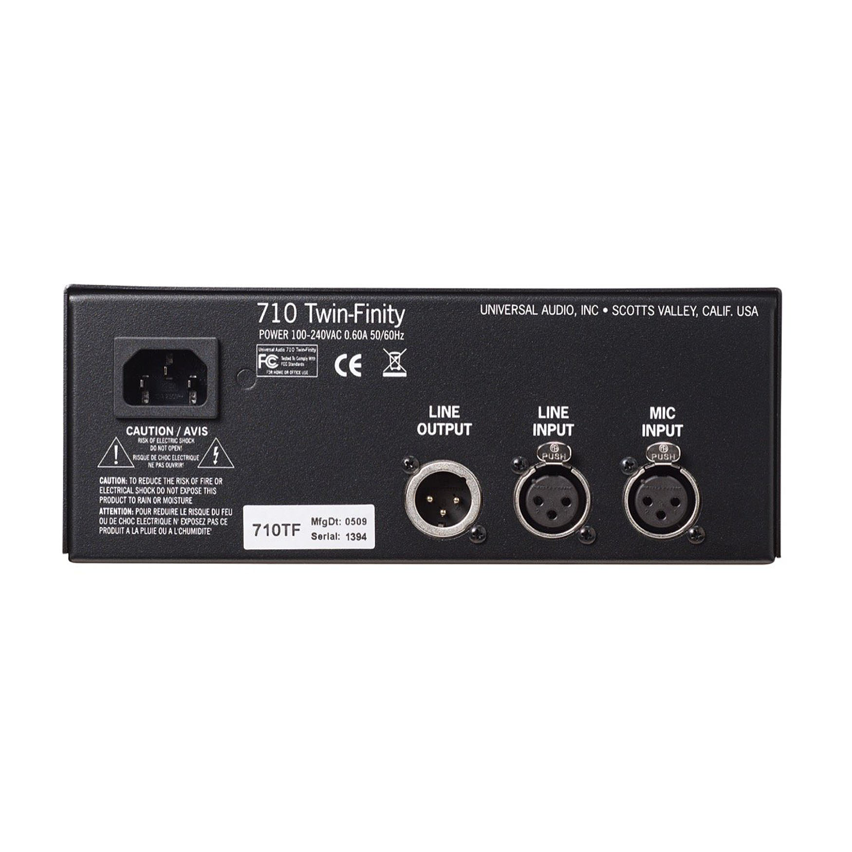 Universal Audio 710 Twin-Finity – preamp hybrydowy | Music Center