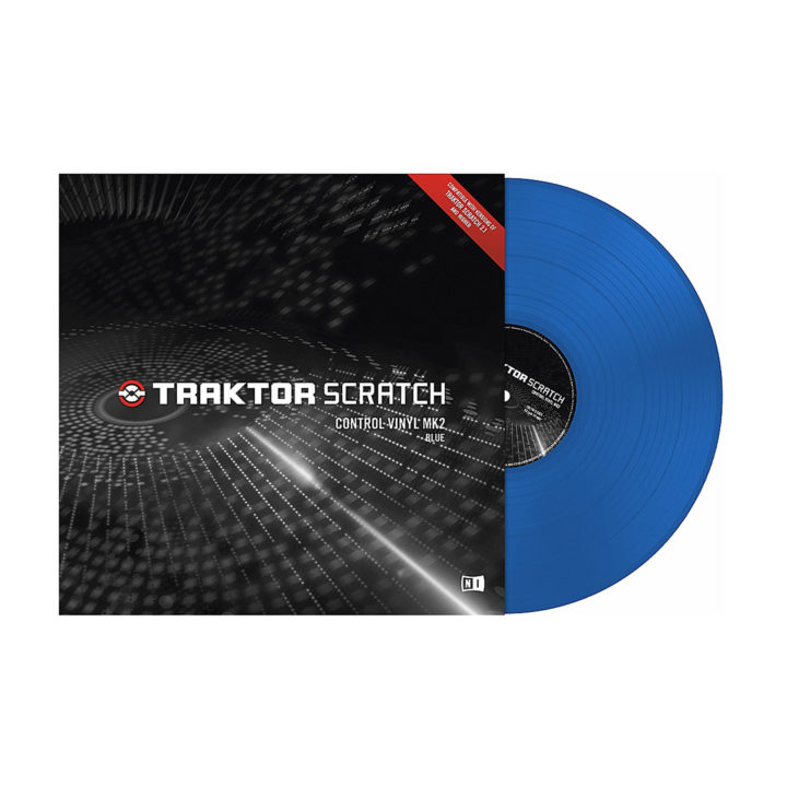 Native Instruments Traktor Scratch Pro Vinyl Blue 1