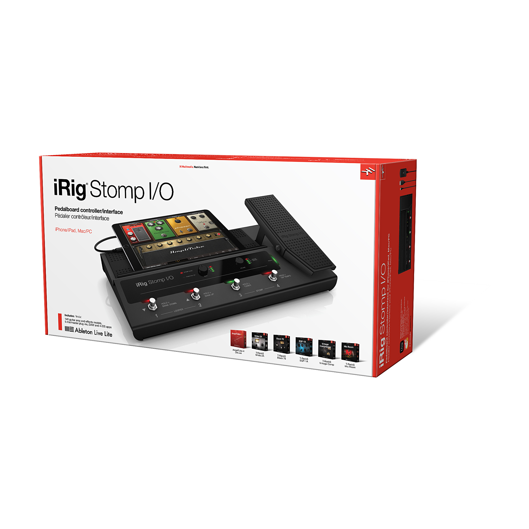 IK Multimedia iRig STOMP I/O - Sklep Muzyczny Music Center - Sklep