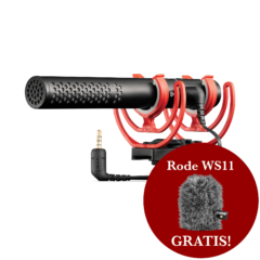 Rode VideoMic NTG + Rode WS11 GRATIS!