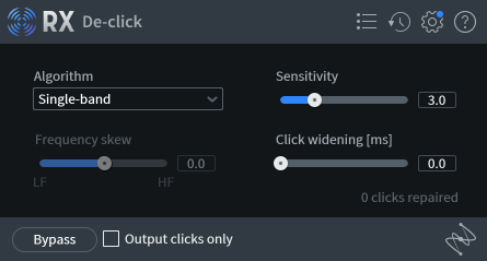 De-click plug-in
