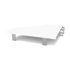 Glorious Modular Side Rack Adapter White