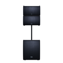 QSC LA112 (x2) + QSC LS118 + sztyca